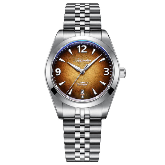 ADDIESDIVE AD2560 Orologio Automatico da Uomo 39mm – Miyota 8215, Vetro Zaffiro e Impermeabilità 200m marrone