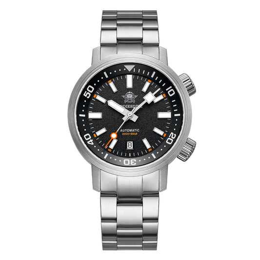 ★Speciale Capodanno★Orologio subacqueo automatico Addiesdive con lunetta girevole AD2541 nero