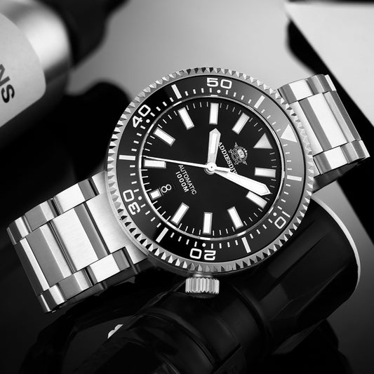 ★Magazzino italiano★ADDIESDIVE Diver 1000M Professional Diving Watch 45MM (MY-H6)