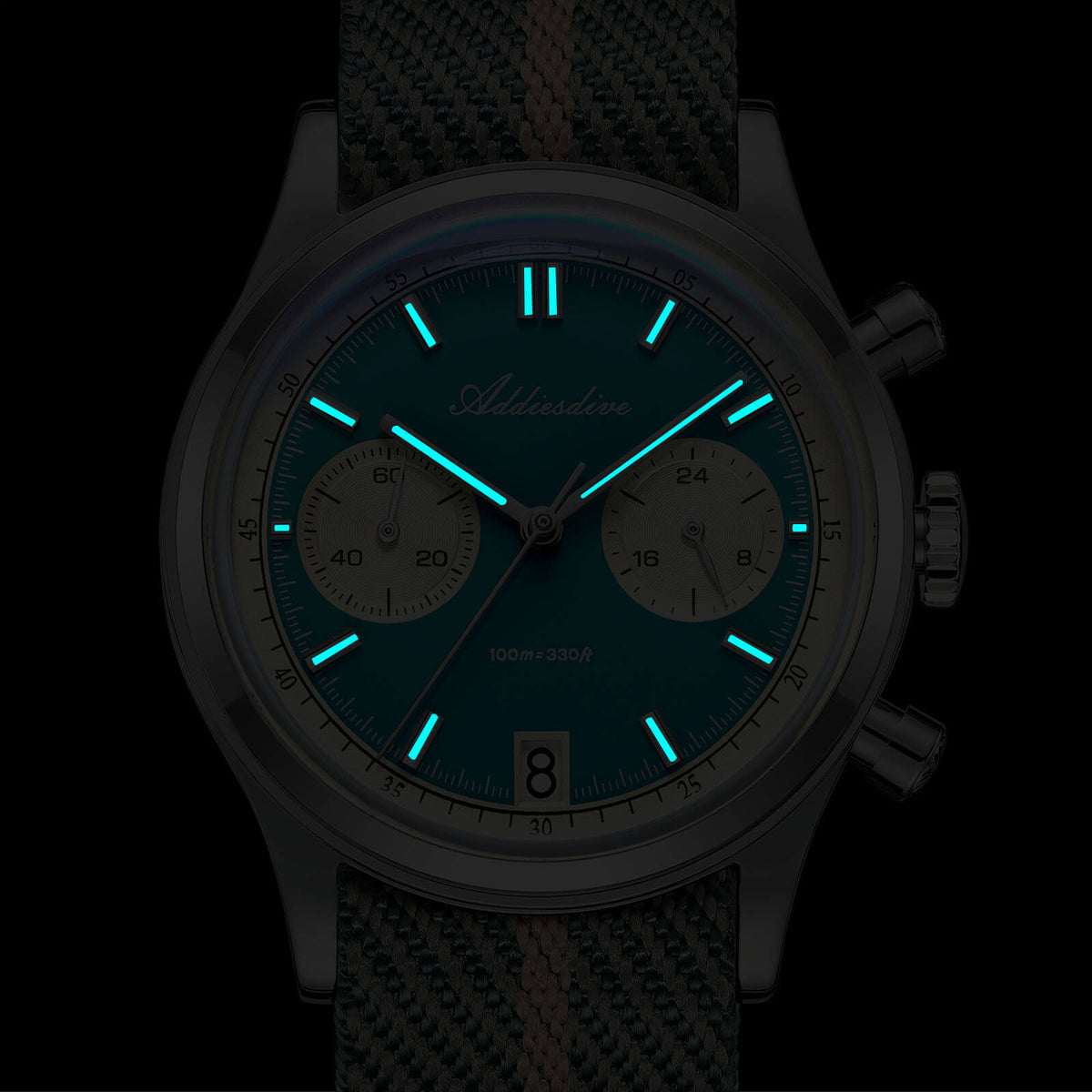 ★Saldi Anniversario★ADDIESDIVE 38mm Orologio cronografo VK64 AD2095