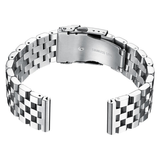 Cinturino per orologio da uomo in acciaio inossidabile da 22 mm