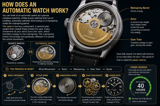 ADDIESDIVE Utilizzo e manutenzione di un orologio automatico