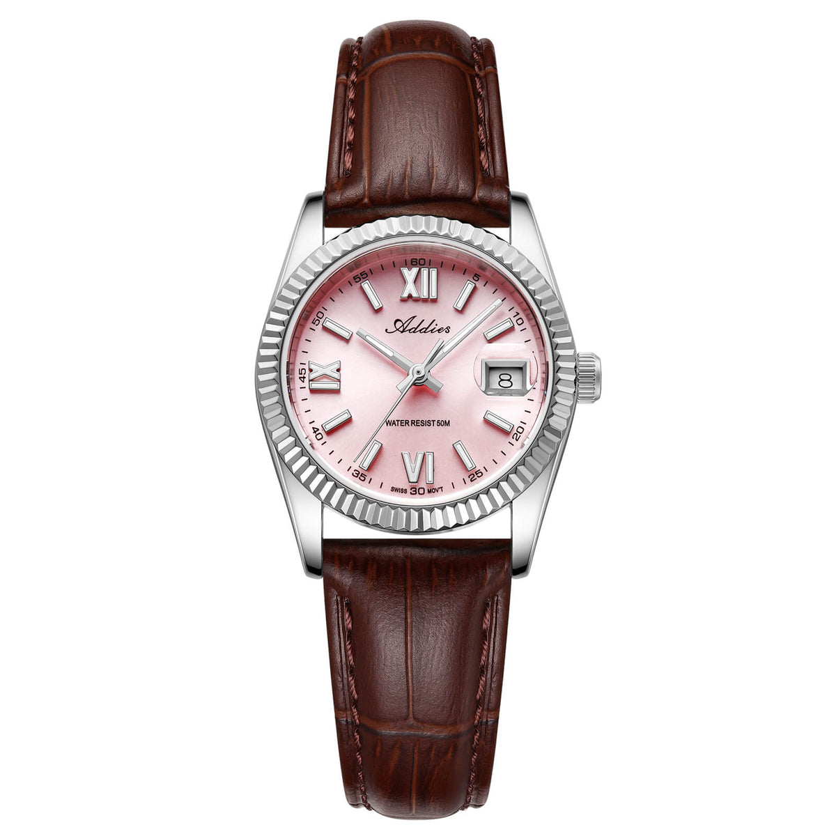 ★Nuovi Arrivi★Orologio da donna di lusso Addies da 28 mm con movimento al quarzo AW25901 Rosa