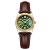 ★Nuovi Arrivi★Orologio da donna di lusso Addies da 28 mm con movimento al quarzo AW25901 Oro e verde