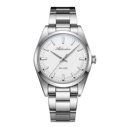 ★Saldi Anniversario★ADDIESDIVE 36mm Orologio al Quarzo di Lusso VH31 AD2066 Bianco
