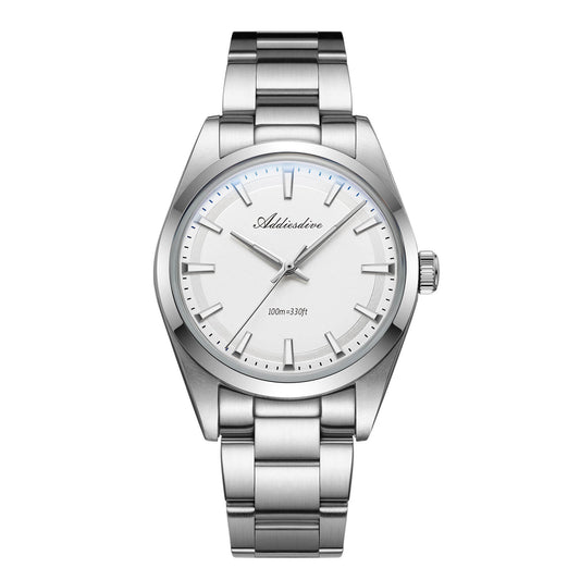 ★Saldi Anniversario★ADDIESDIVE 36mm Orologio al Quarzo di Lusso VH31 AD2066 Bianco