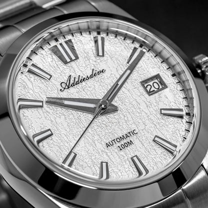 ADDIESDIVE 39mm Orologio Automatico NH35 con Quadrante 3D Bark Texture da AD2075