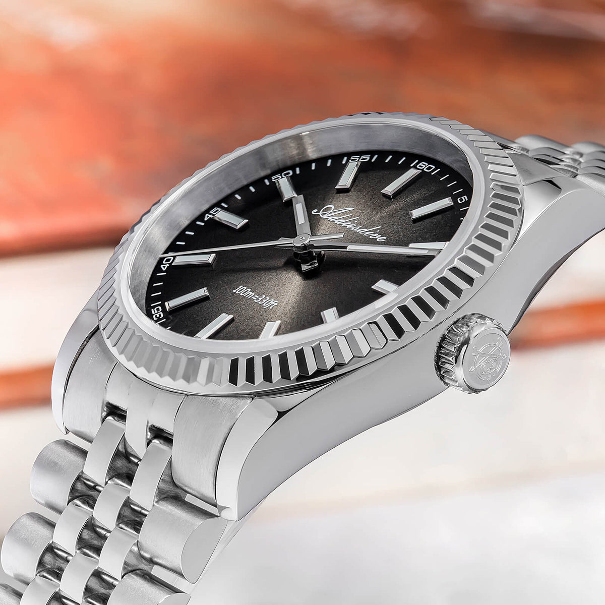 ★Saldi Anniversario★ADDIESDIVE 36mm DJ Homage Orologio da uomo AD2073