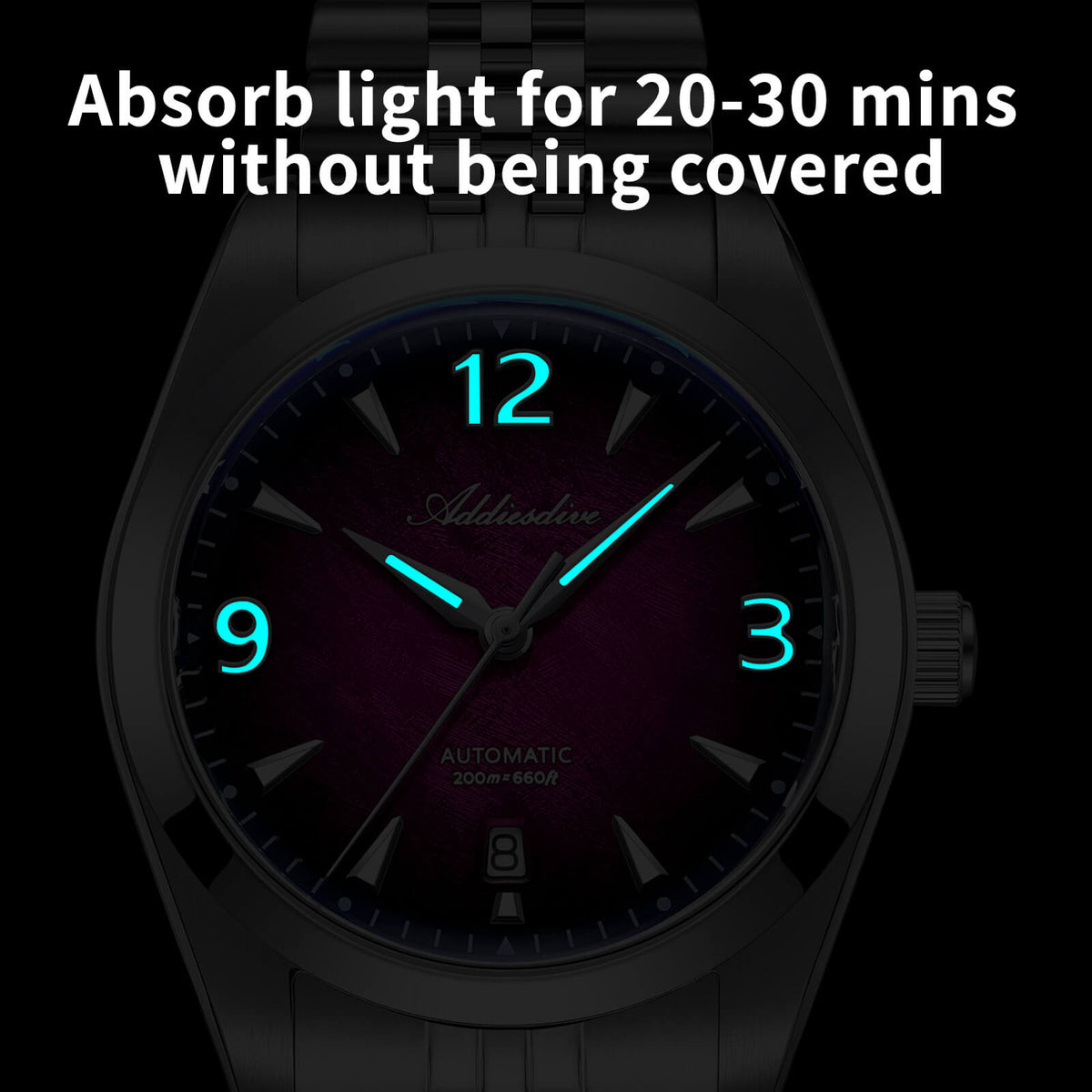 ADDIESDIVE AD2560 Orologio Automatico da Uomo 39mm – Miyota 8215, Vetro Zaffiro e Impermeabilità 200m