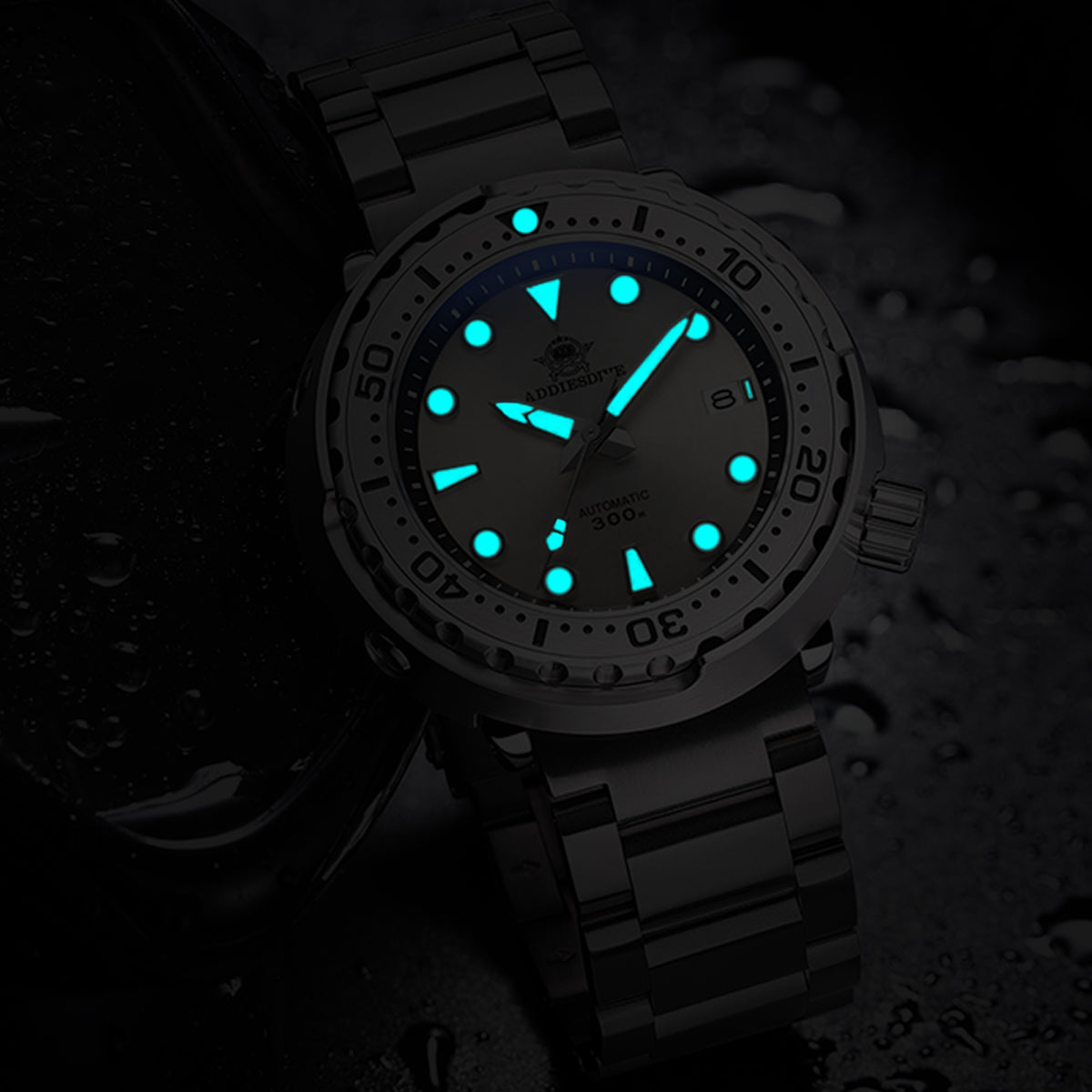 ★Speciale Capodanno★Orologio subacqueo ADDIESDIVE Emperor Tuna 300m (MY-H5C)
