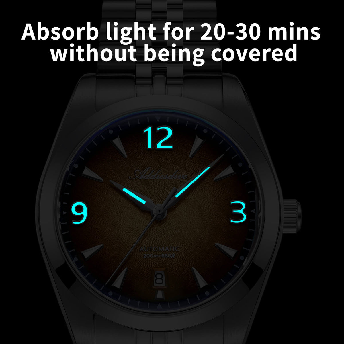 ADDIESDIVE AD2560 Orologio Automatico da Uomo 39mm – Miyota 8215, Vetro Zaffiro e Impermeabilità 200m