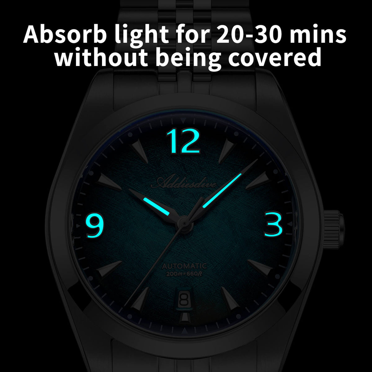 ADDIESDIVE AD2560 Orologio Automatico da Uomo 39mm – Miyota 8215, Vetro Zaffiro e Impermeabilità 200m
