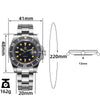 ADDIESDIVE Orologio al Quarzo Retro Sub AD2054