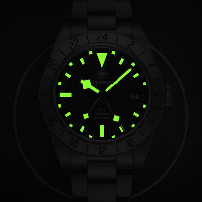 ADDIESDIVE 39mm BB GMT Orologio al quarzo Movimento RONDA515, AD2036