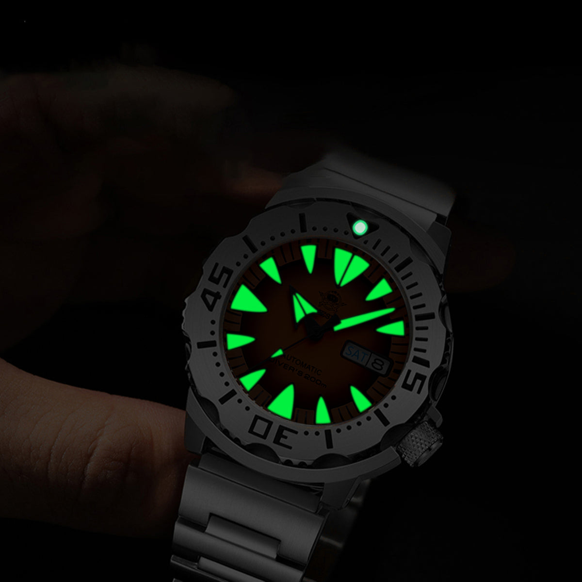 🔥SALDI D'AUTUNNO 🔥 Orologi automatici da sub ADDIESDIVE® Monster da uomo (AD2103)