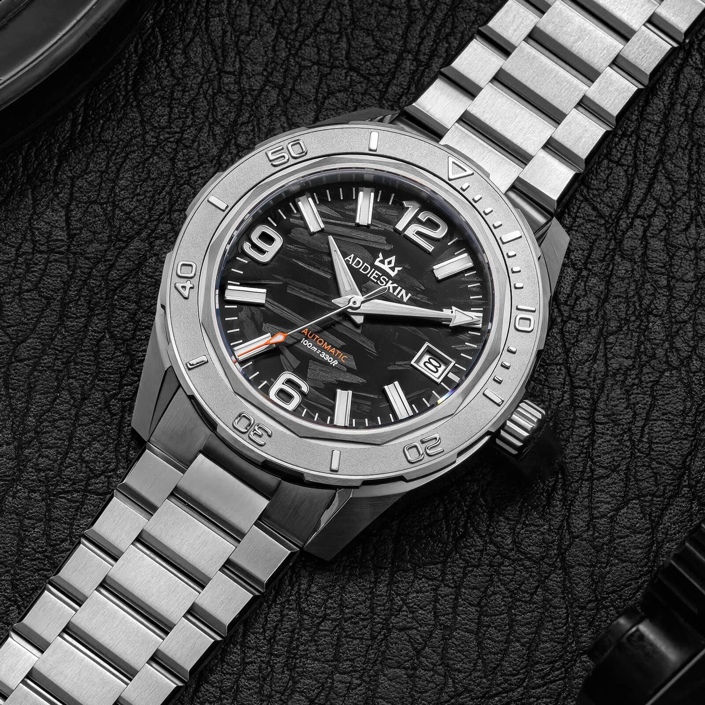 Orologio da uomo automatico AddiesKIN K007 “Carbon Luxe” con movimento 9015