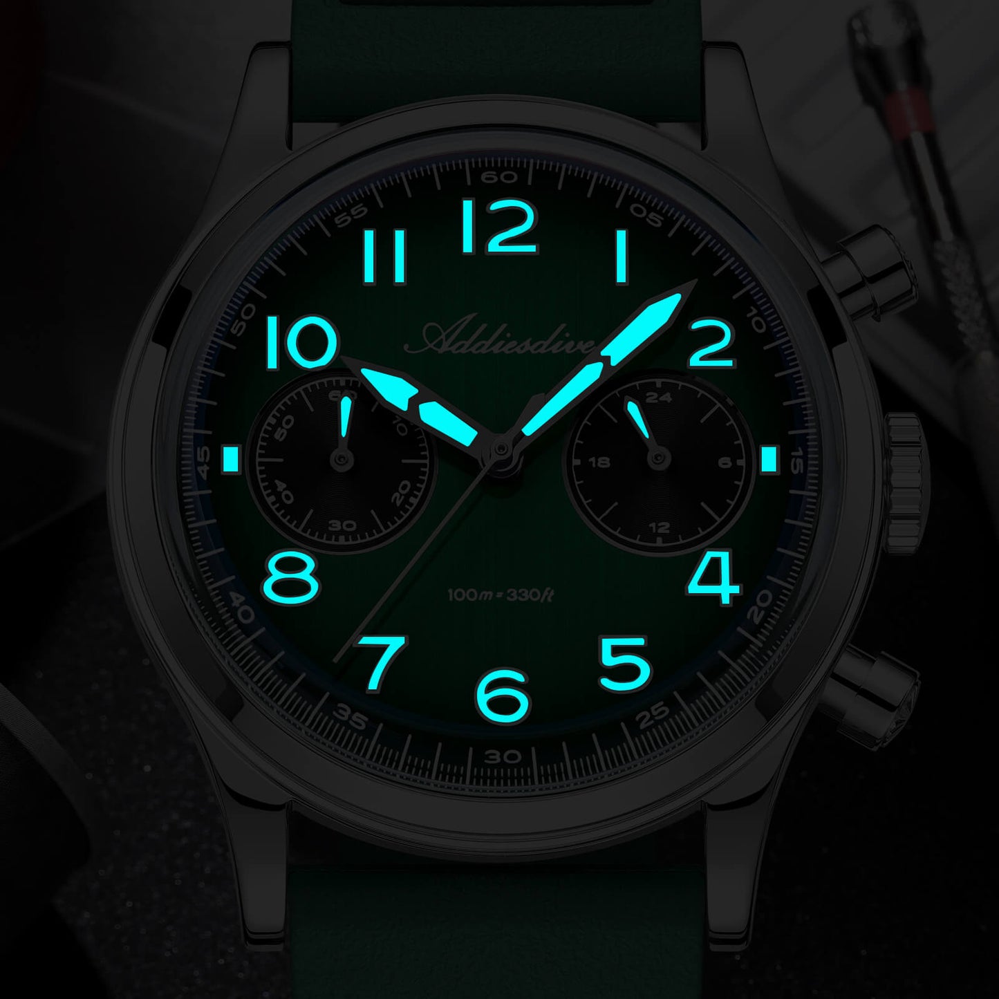 ★Speciali settimanali★Orologio cronografo ADDIESDIVE 38mm VK64 AD2516
