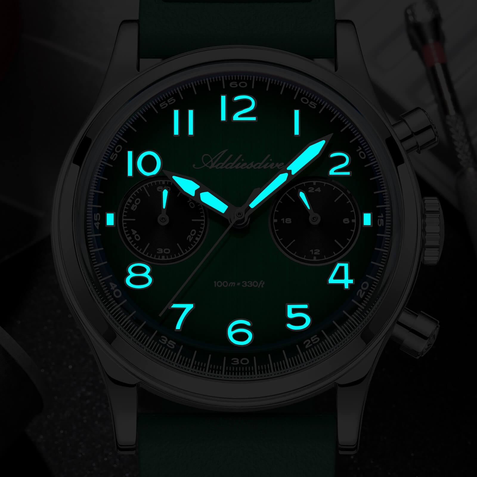 ★Speciali settimanali★Orologio cronografo ADDIESDIVE 38mm VK64 AD2516