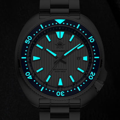 ★Offerta speciale★ Orologio subacqueo al quarzo da uomo Addiesdive Turtle 41 mm AD2507