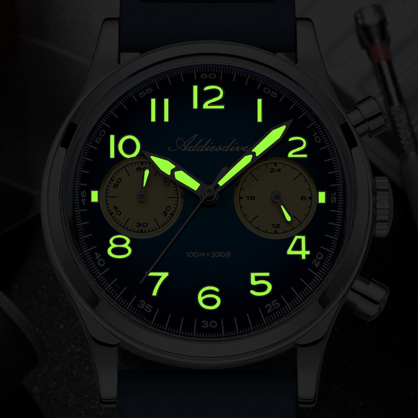 ★Speciali settimanali★Orologio cronografo ADDIESDIVE 38mm VK64 AD2516