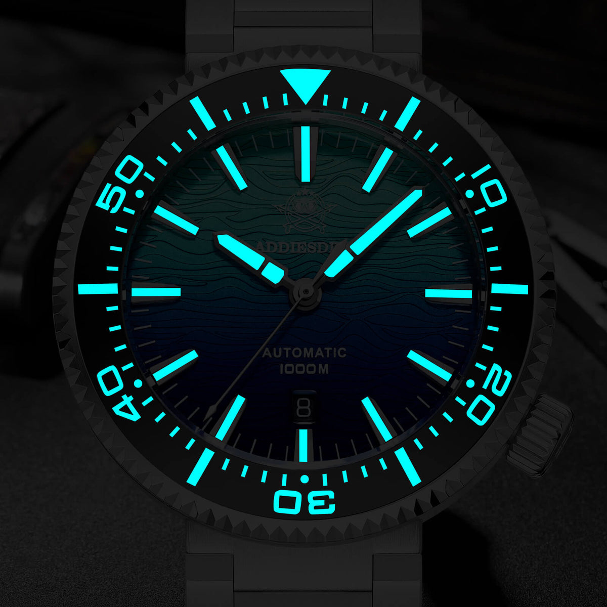 ★Saldi Anniversario★Orologio subacqueo Addiesdive da 46 mm in stile hockey, movimento automatico giapponese AD2526