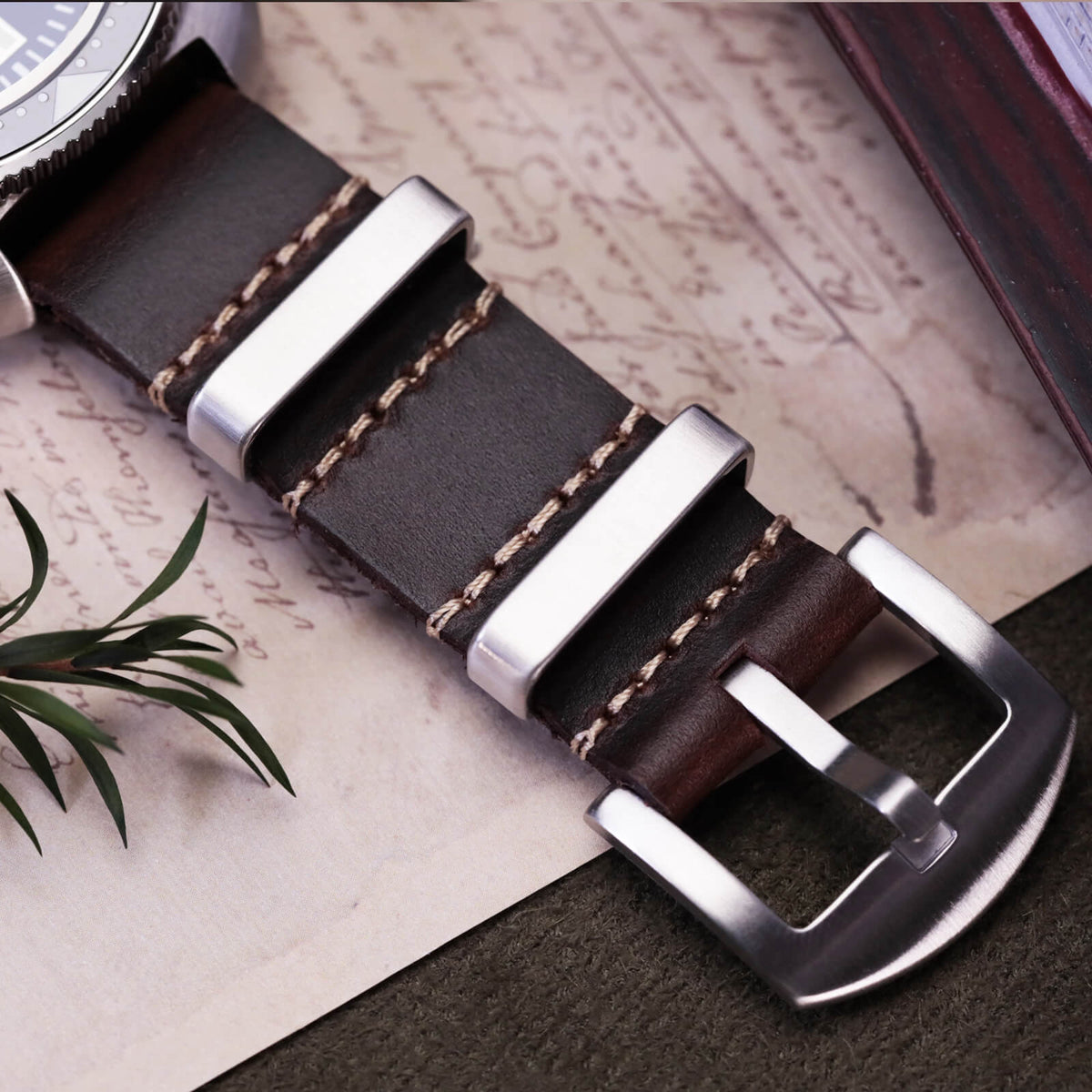 ADDIESDIVE 20mm Cinturino in Pelle di Qualità Premium da