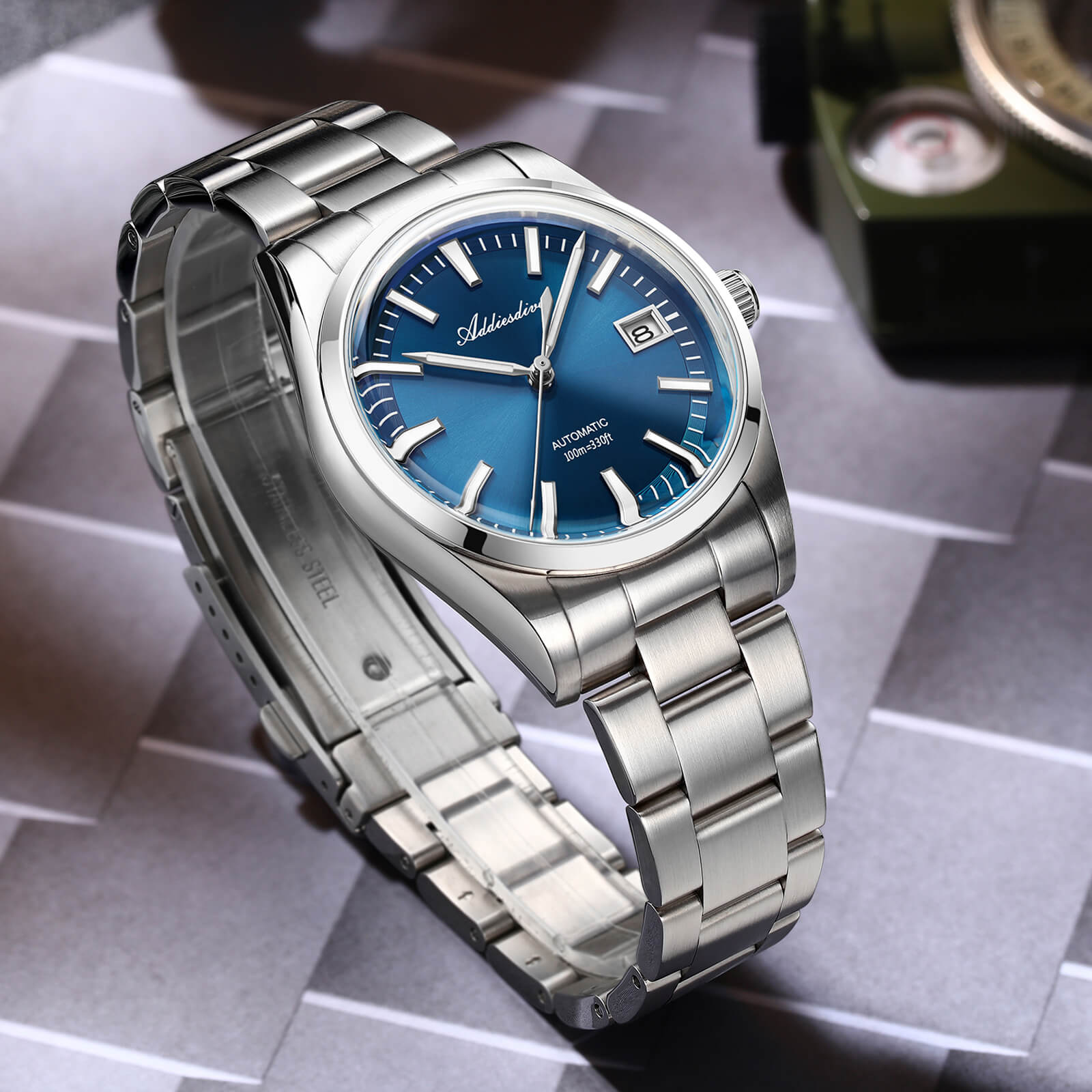 ADDIESDIVE 39mm Orologio Automatico NH35 AD2077