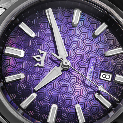 Orologio automatico di lusso AddiesKIN K014 da 40 mm con quadrante in rilievo tipo cammeo e movimento ST2130