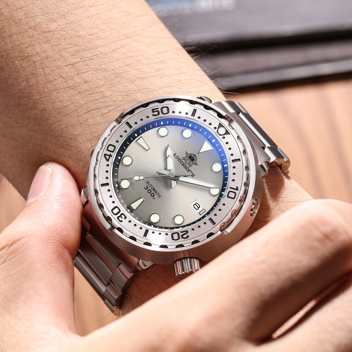 ★Speciale Capodanno★Orologio subacqueo ADDIESDIVE Emperor Tuna 300m (MY-H5C)