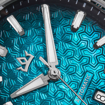 Orologio automatico di lusso AddiesKIN K014 da 40 mm con quadrante in rilievo tipo cammeo e movimento ST2130