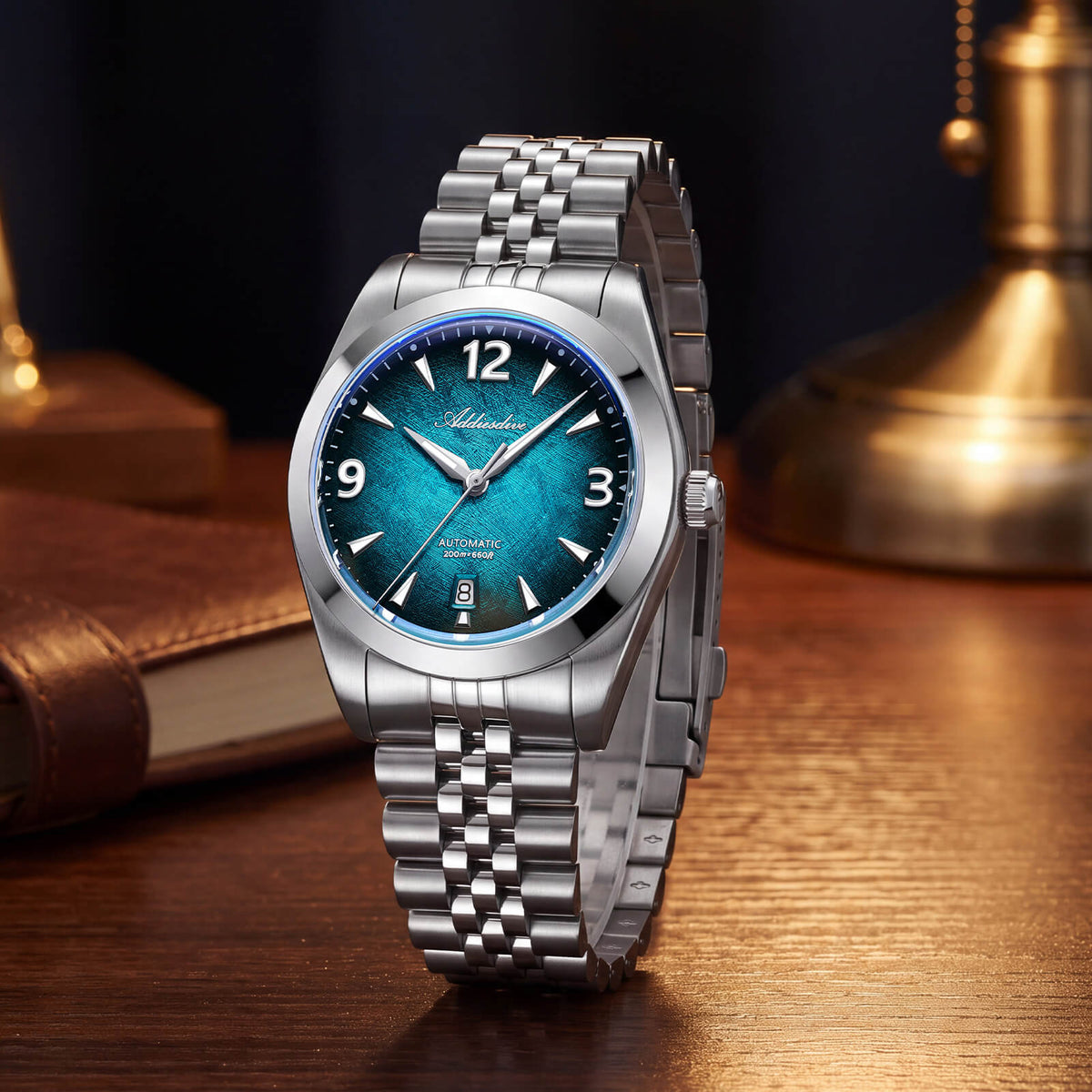 ADDIESDIVE AD2560 Orologio Automatico da Uomo 39mm – Miyota 8215, Vetro Zaffiro e Impermeabilità 200m