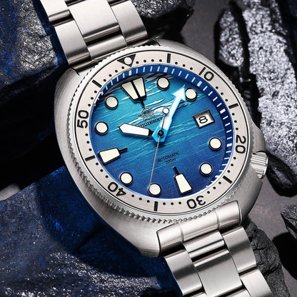 ADDIESDIVE Orologio subacqueo con quadrante 3D con tartaruga di mare profondo （AD2045）