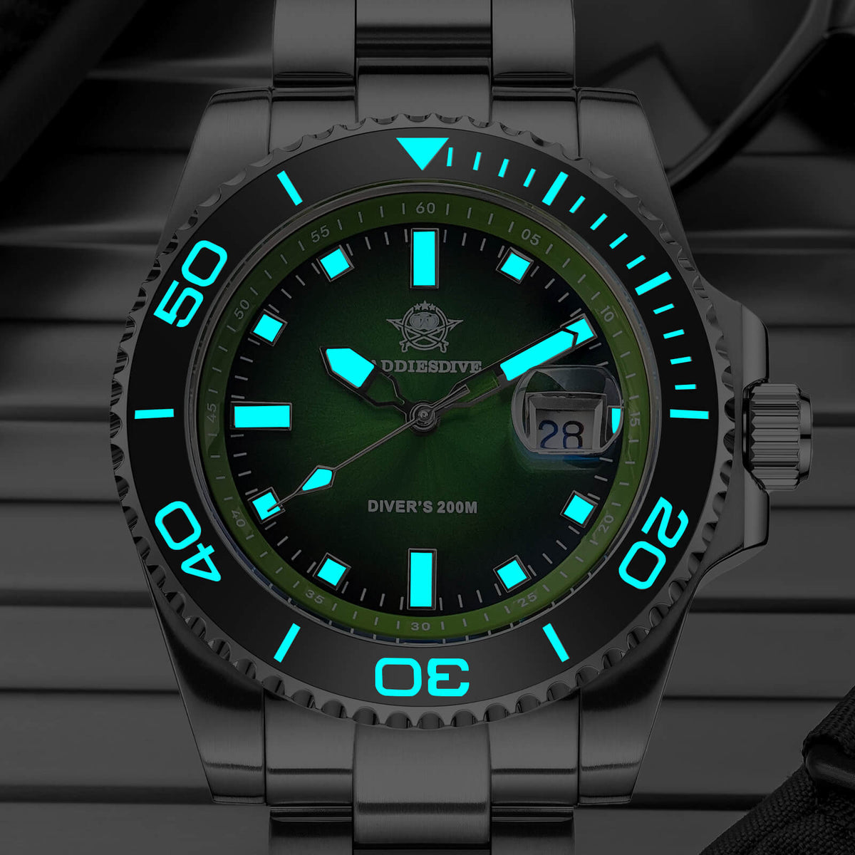 ADDIESDIVE 41 mm Orologio Subacqueo al Quarzo da AD2089