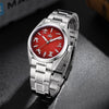 Orologio automatico AddiesKIN K011 da 38 mm con quadrante a motivo "lingotto" e movimento 9015