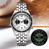 ADDIESDIVE Orologio Cronografo al Quarzo con Quadrante Panda da 41 mm VK64 (AD2034)