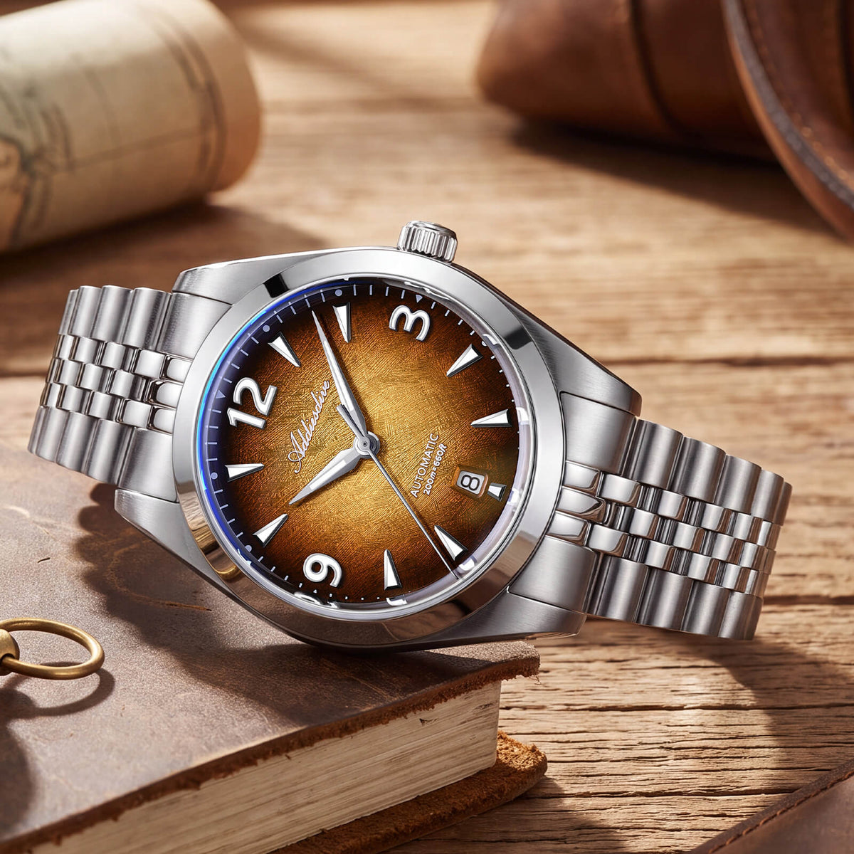 ADDIESDIVE AD2560 Orologio Automatico da Uomo 39mm – Miyota 8215, Vetro Zaffiro e Impermeabilità 200m