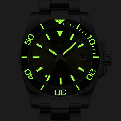 ★Saldi Anniversario★Orologio subacqueo automatico da uomo ADDIESDIVE con vetro zaffiro sintetico AD2504