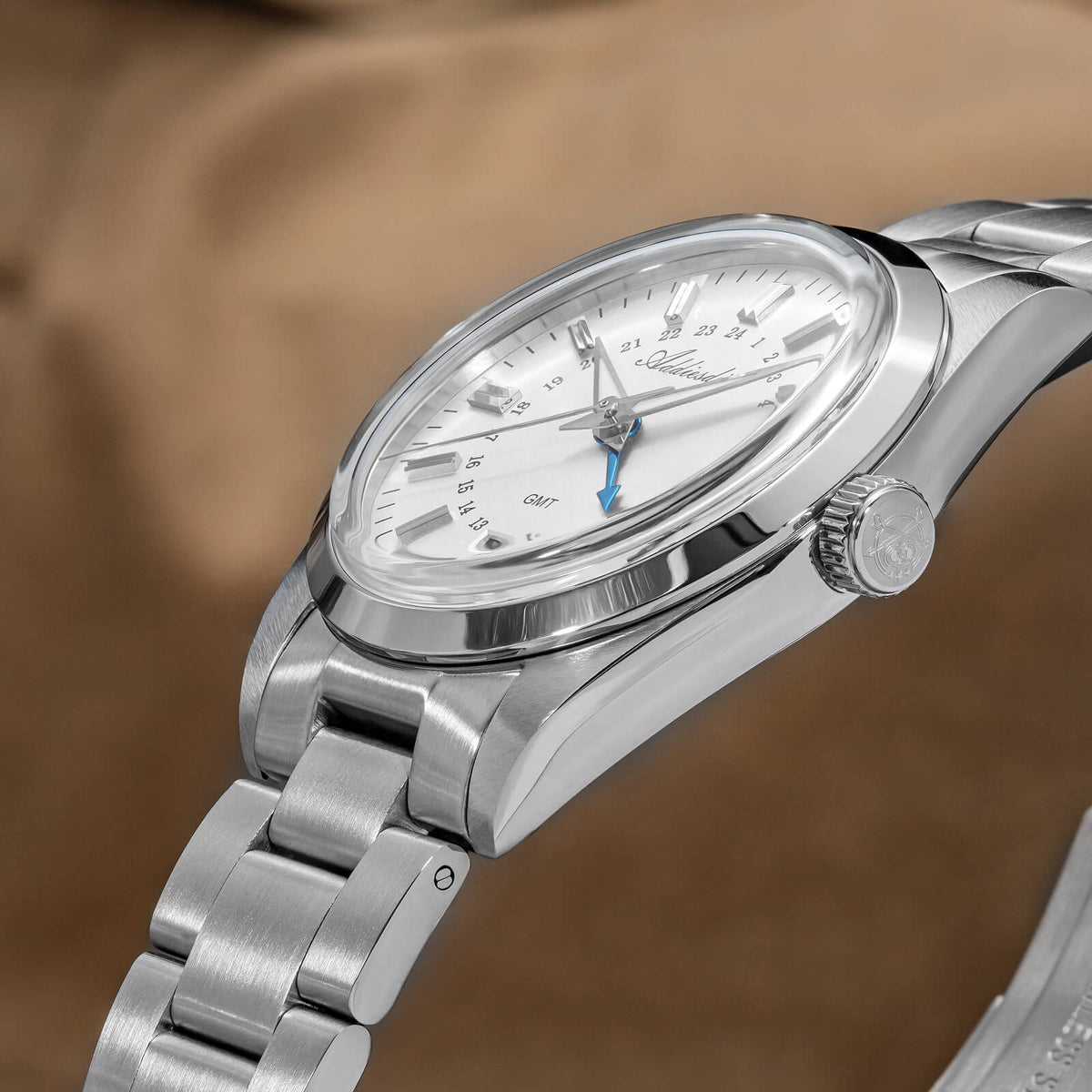 ★Saldi Anniversario★ADDIESDIVE Orologio al Quarzo GMT Elegance Collection AD2065