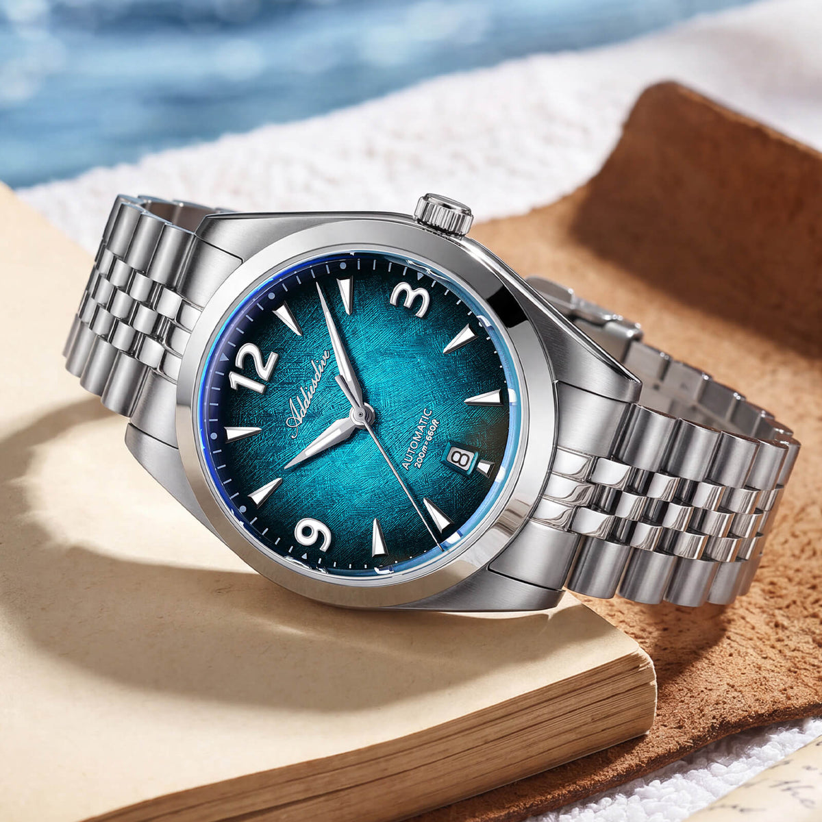ADDIESDIVE AD2560 Orologio Automatico da Uomo 39mm – Miyota 8215, Vetro Zaffiro e Impermeabilità 200m