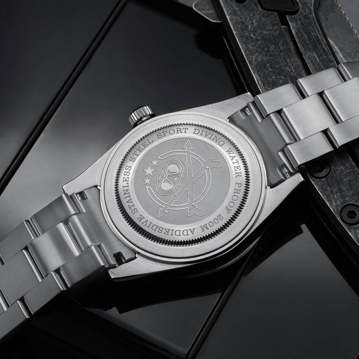 🔥SALDI D'AUTUNNO 🔥 ADDIESDIVE Orologio al Quarzo da 39 mm con Lunetta Girevole Bidirezionale AD2068