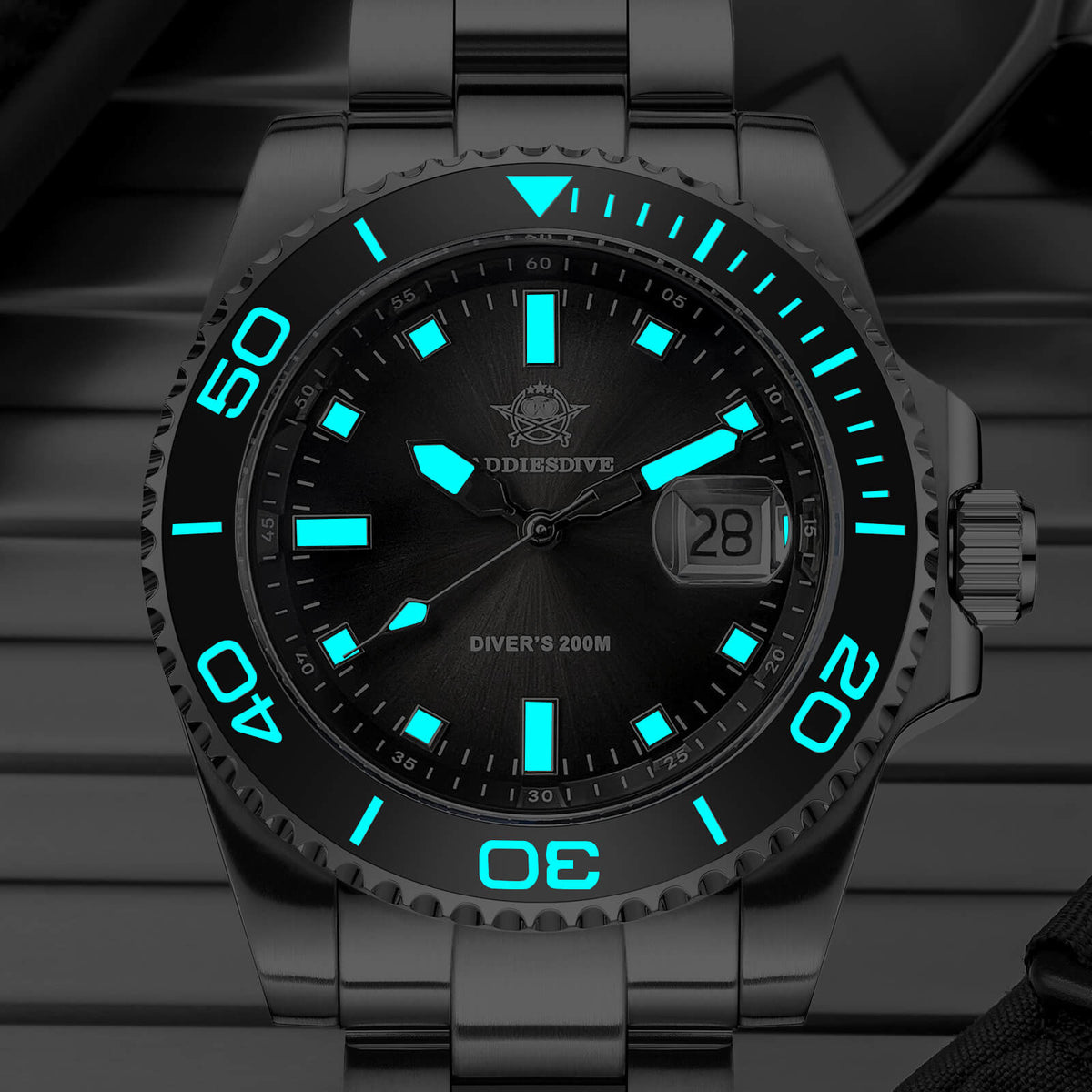 ADDIESDIVE 41 mm Orologio Subacqueo al Quarzo da AD2089