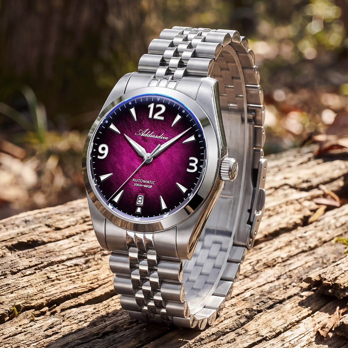 ADDIESDIVE AD2560 Orologio Automatico da Uomo 39mm – Miyota 8215, Vetro Zaffiro e Impermeabilità 200m