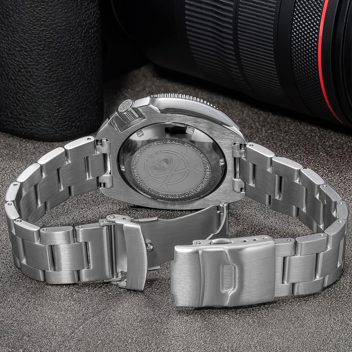 ★Saldi Anniversario★ADDIESDIVE Orologio Subacqueo Retro Captain Willard AD2081