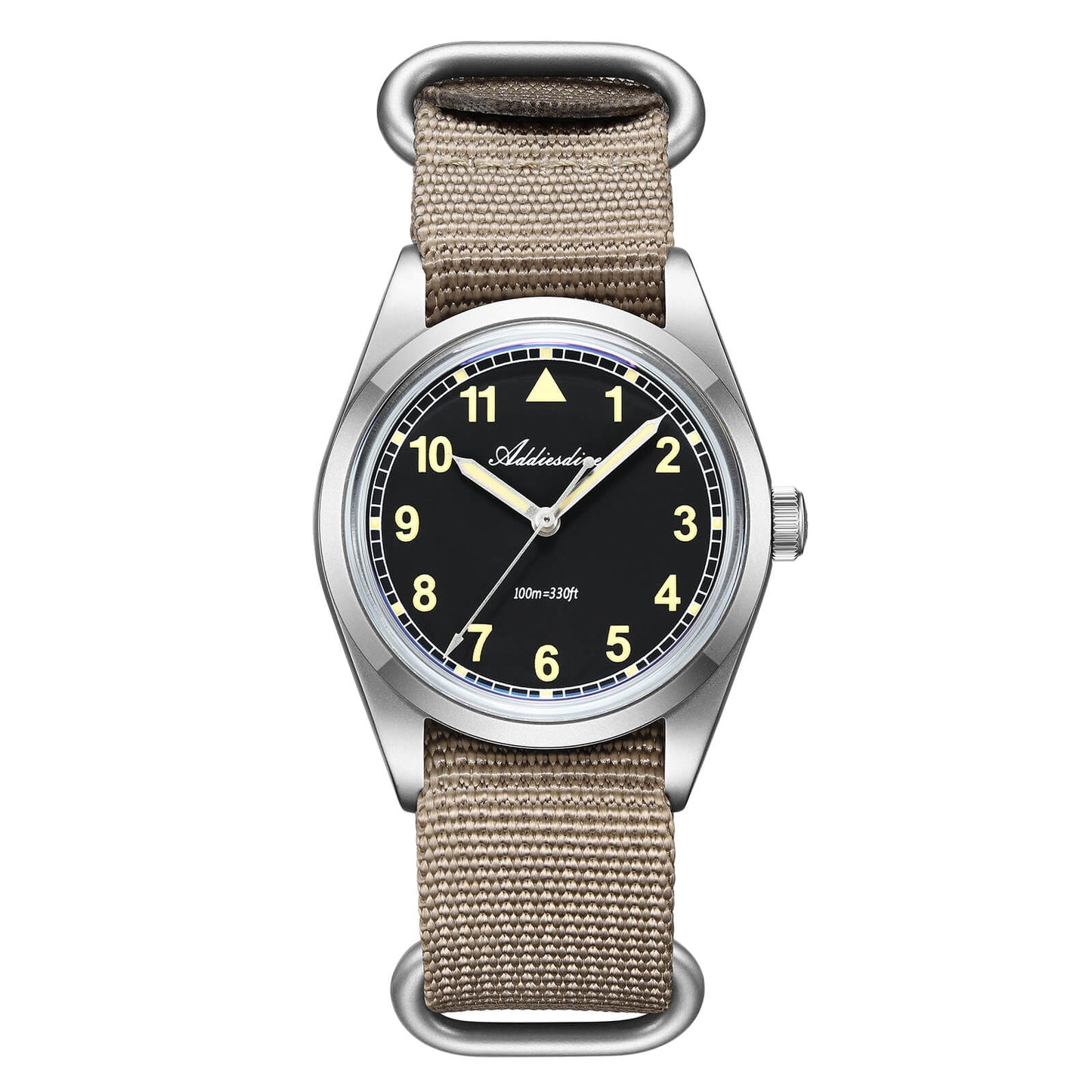 ADDIESDIVE 37mm VH31 Retro Pilot Field Watch AD2079 Quadrante B