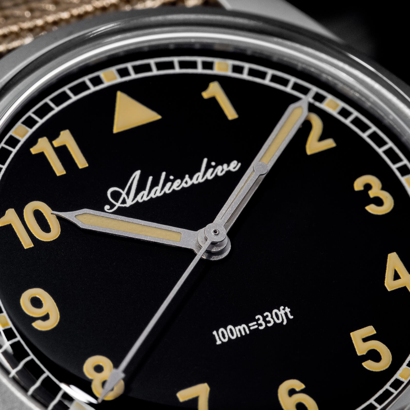 ADDIESDIVE 37mm VH31 Retro Pilot Field Watch AD2079