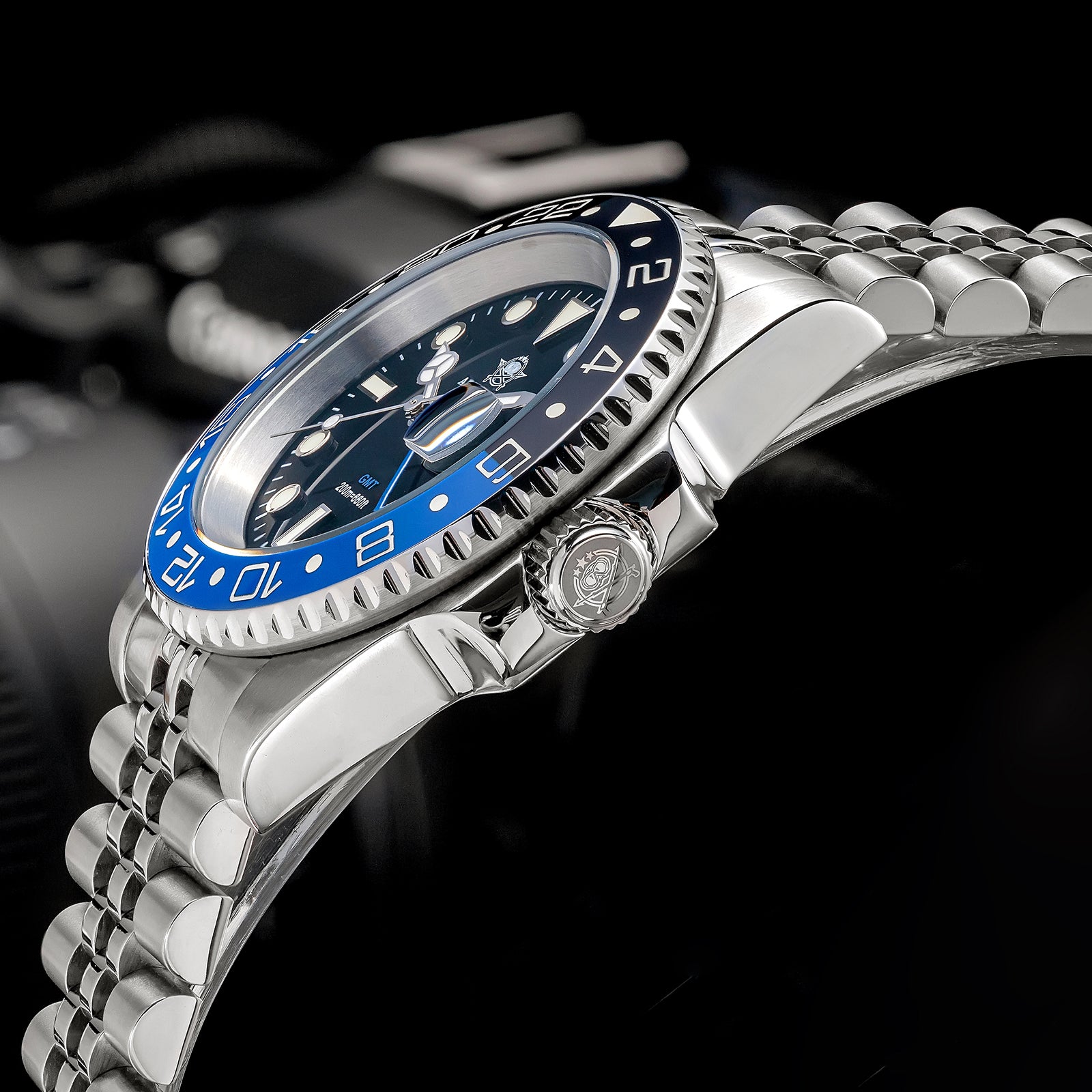 🔥Saldi Estivi🔥ADDIESDIVE Water Ghost - Orologio subacqueo di lusso GMT al quarzo AD2050 con datario