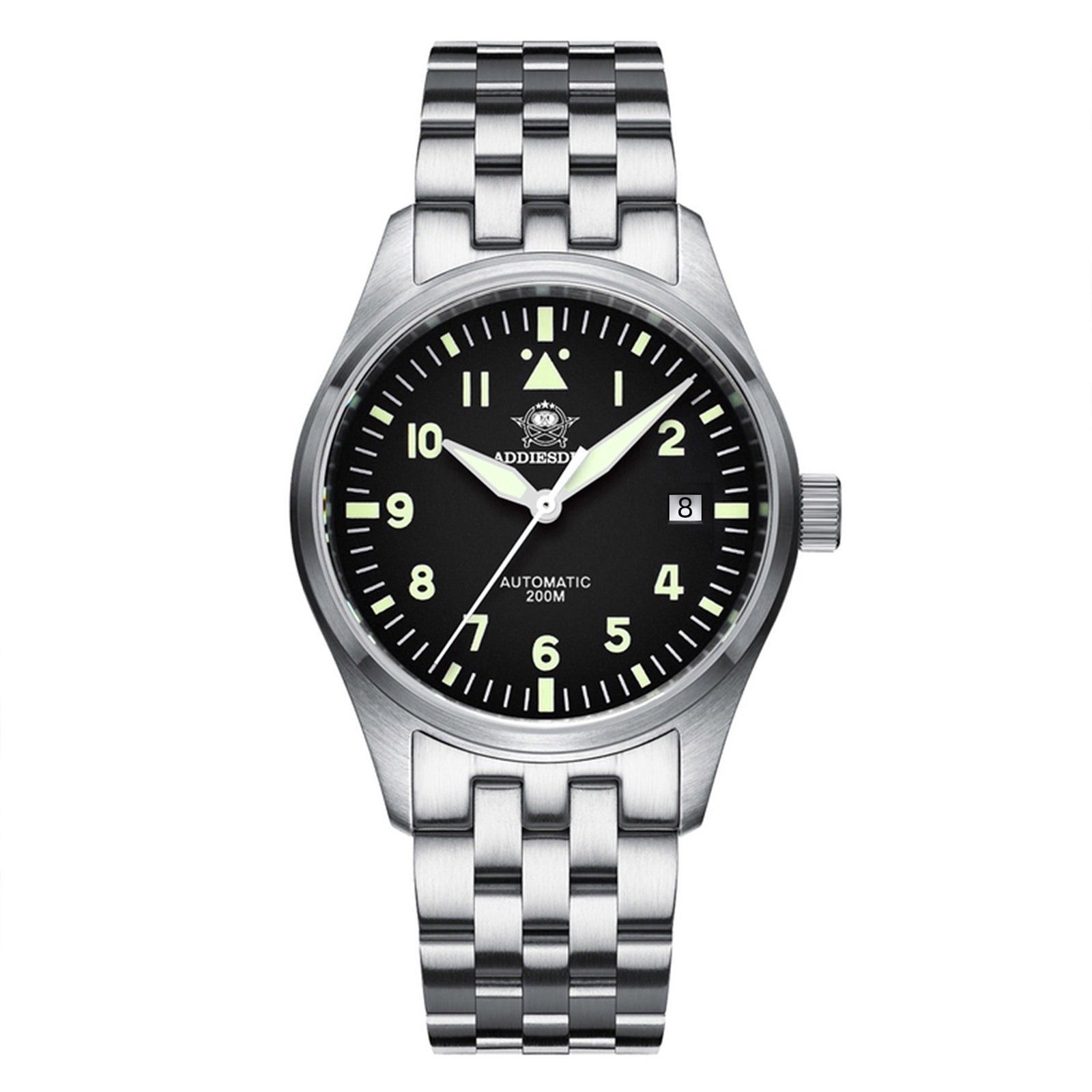 ★Magazzino Italia★ADDIESDIVE AD2519 Subacqueo Retro | 200M, Automatico, Zaffiro