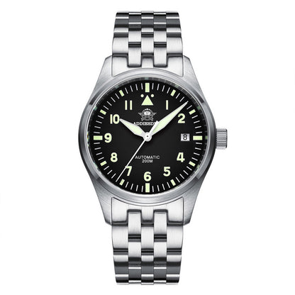 ★Magazzino Italia★ADDIESDIVE AD2519 Subacqueo Retro | 200M, Automatico, Zaffiro