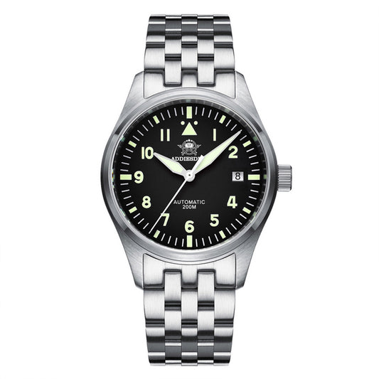 ★Magazzino Italia★ADDIESDIVE AD2519 Subacqueo Retro | 200M, Automatico, Zaffiro