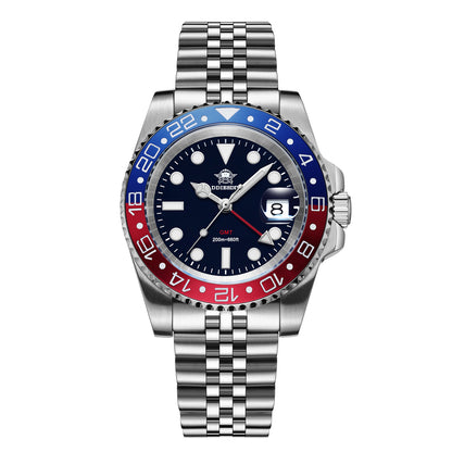 🔥Saldi Estivi🔥ADDIESDIVE Water Ghost - Orologio subacqueo di lusso GMT al quarzo AD2050 con datario